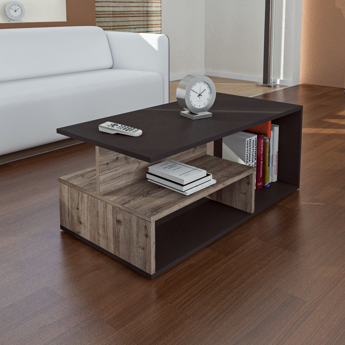 Coffee Table - Multi Color - MDF - 100x50x40 cm
