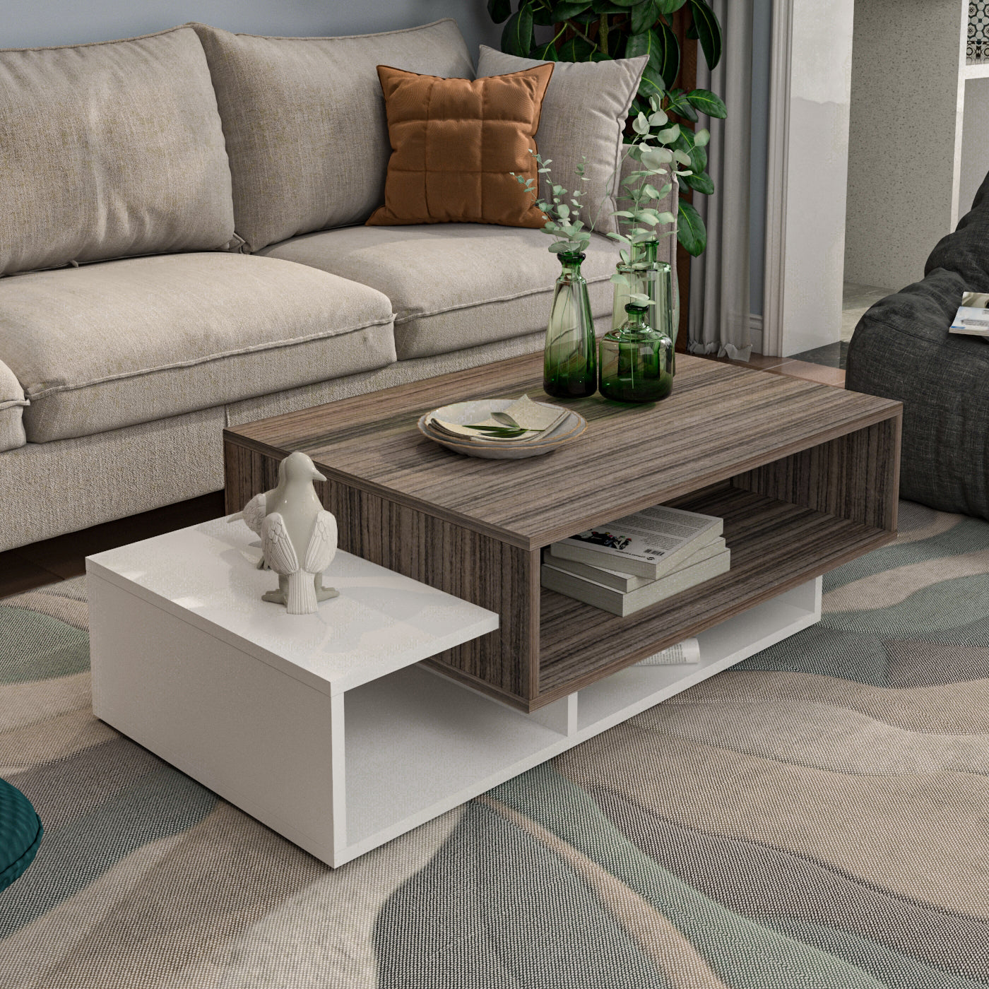 Coffee Table - MDF - Multi Color - 105x60x32 cm