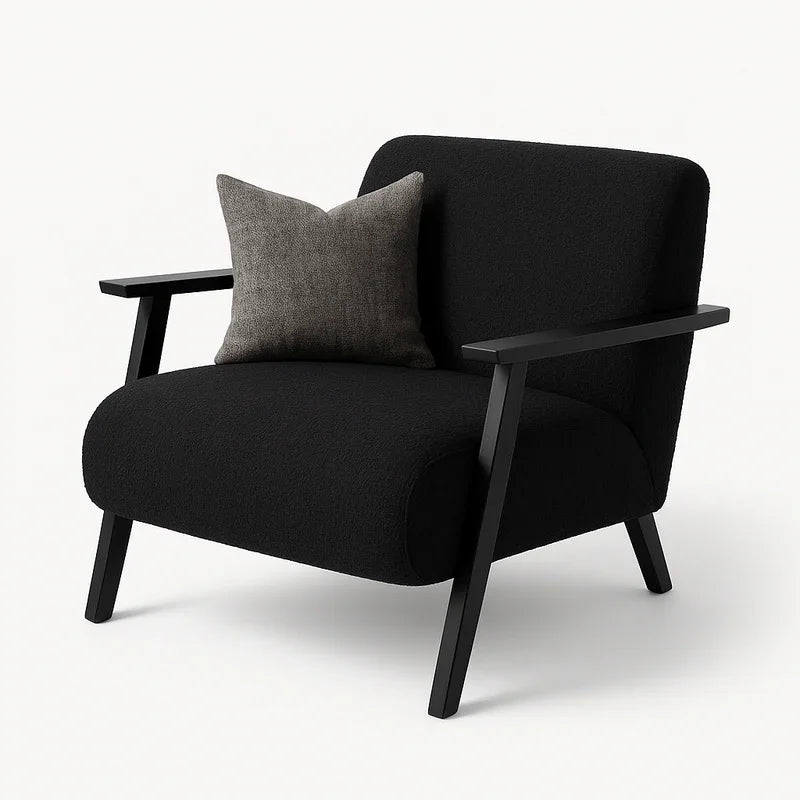 Chair - Oak Wood - Linen- Multi color - 85x85x90 cm - Cataloug