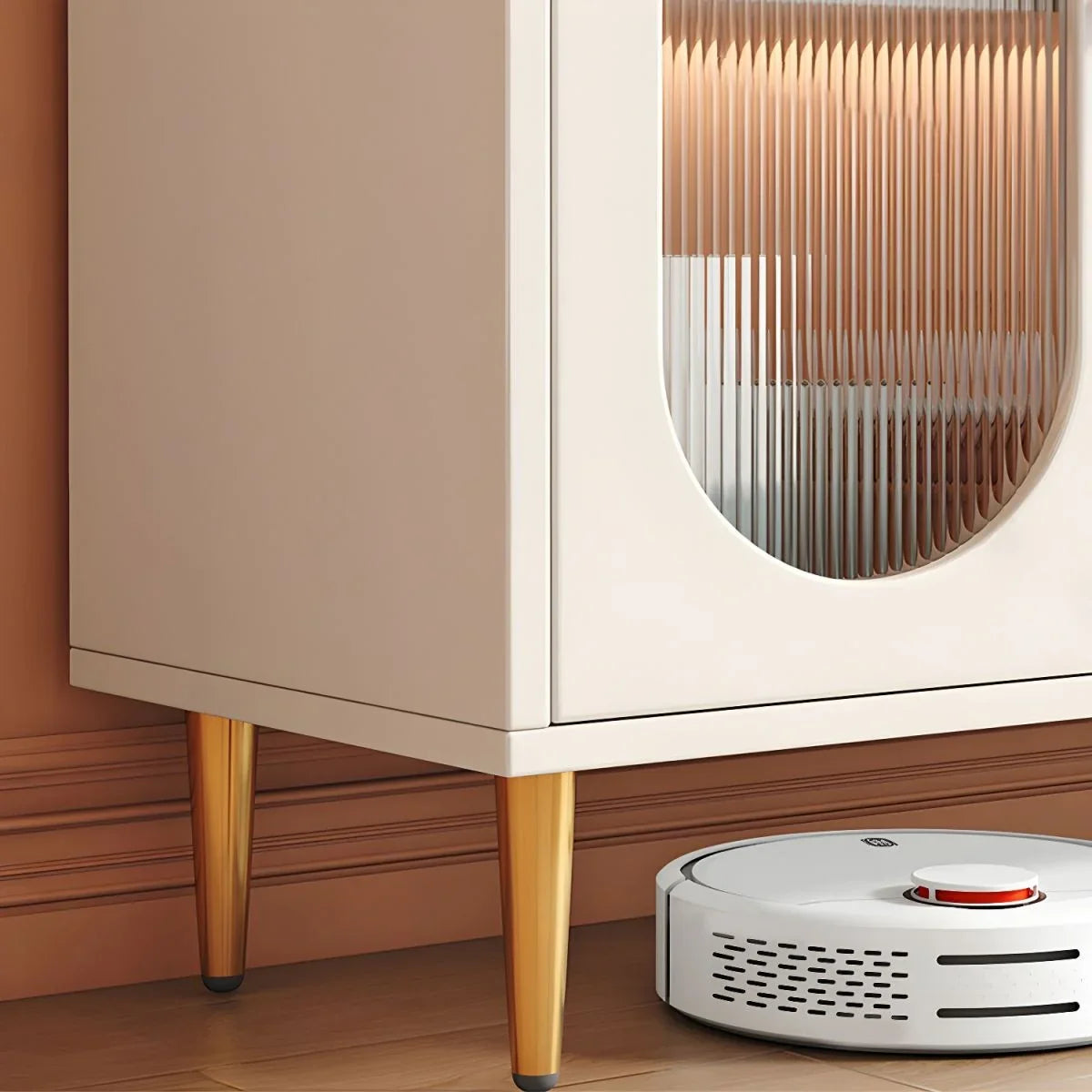 Buffet - MDF Wood - White - 160x40x85 cm - Cataloug