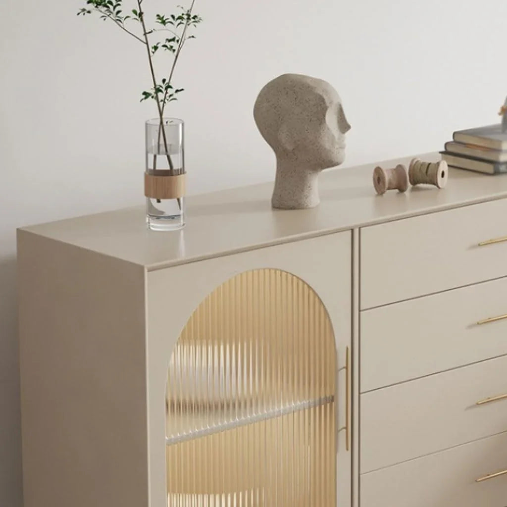 Buffet - MDF Wood - Beige - 150x45x85 cm