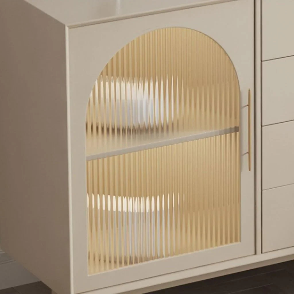 Buffet - MDF Wood - Beige - 150x45x85 cm