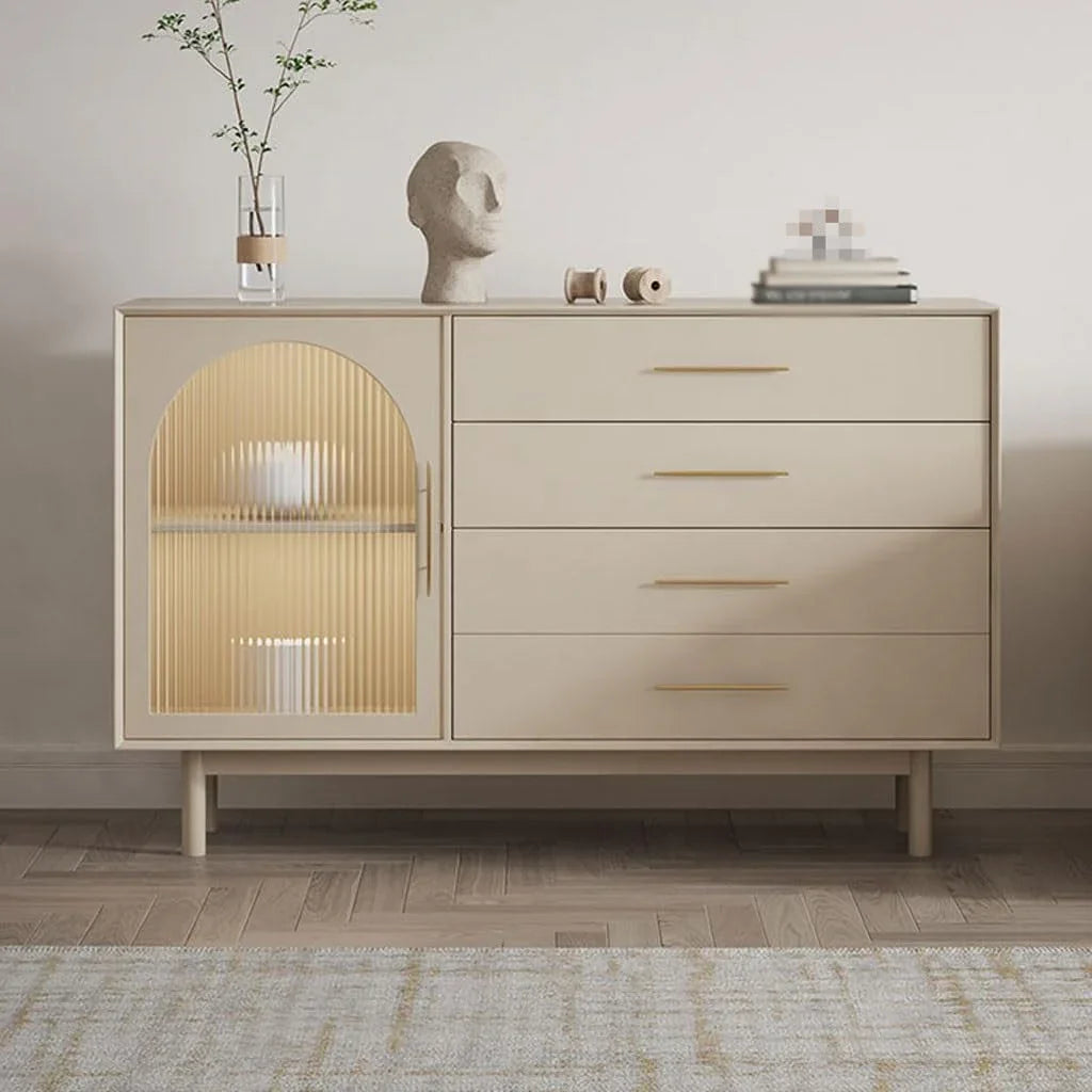 Buffet - MDF Wood - Beige - 150x45x85 cm