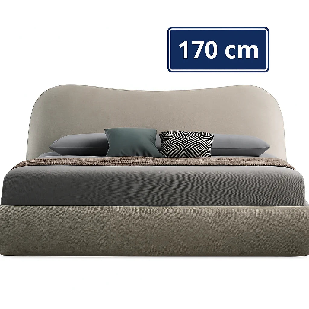 Bed - MDF - Linen - Multi Sizes - Cataloug