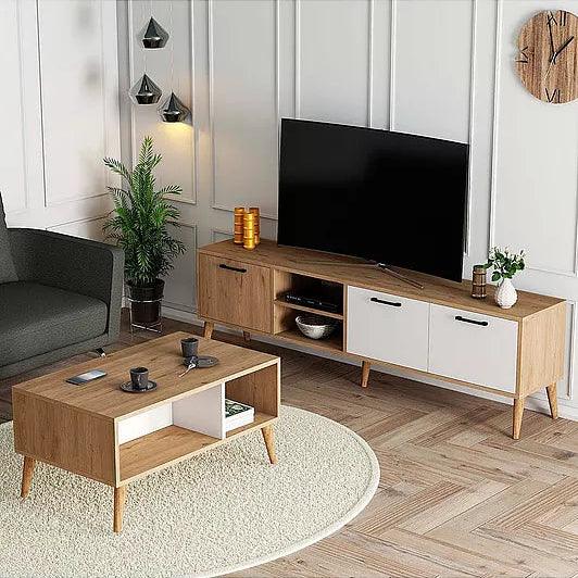 Bundle of TV Table and Coffee Table - Multi Color - Cataloug