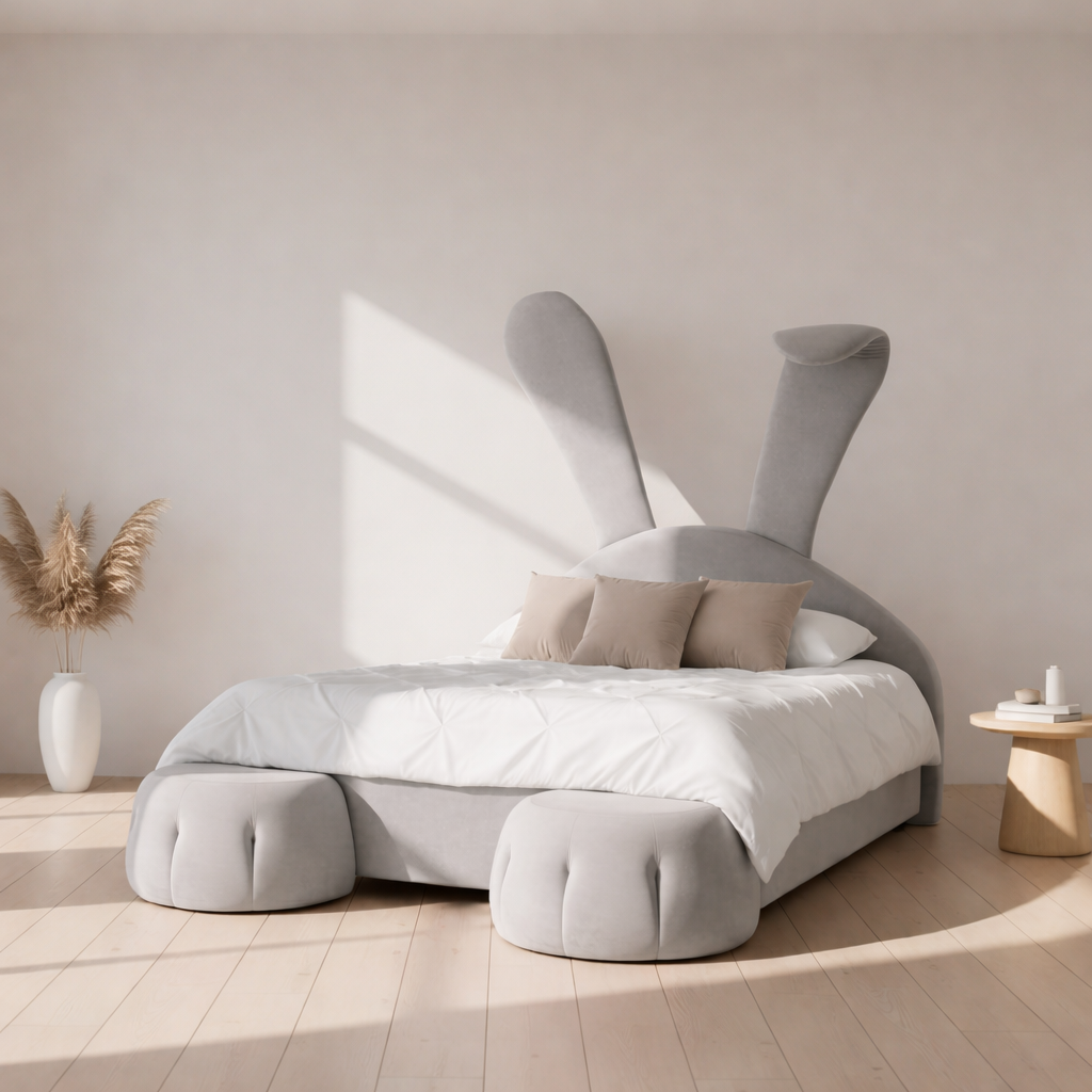 Bed -  Natural Wood - Multi Color - 260 x 160  cm