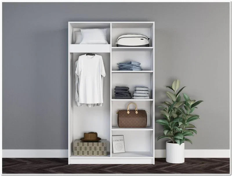 Wardrobe - MDF - Multi Color - 40x120x185 - Cataloug