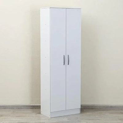Wardrobe - MDF - White - 80x50x180 - Cataloug
