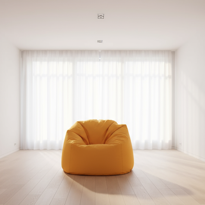 بين باج - مقاوم للماء - برتقالي - 80 × 60 سم