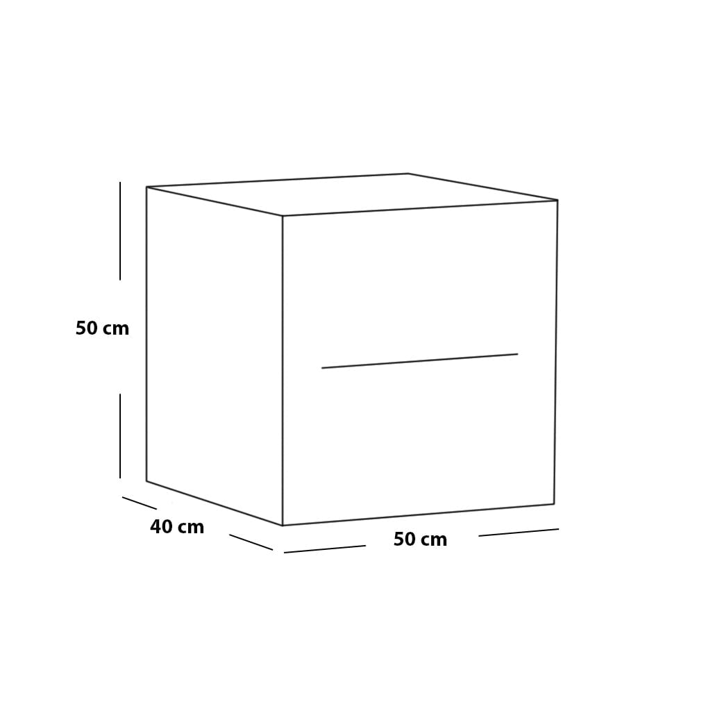 Full Bed Room - MDF Wood -4 Pieces  - Beige - Multi Size