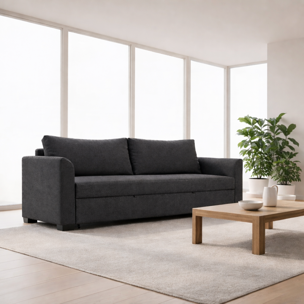 Sofa Bed - Beech Wood - Multi Color - 200x90 cm