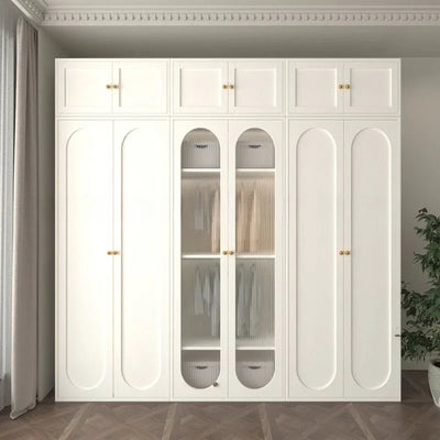 Wardrobe - MDF Wood - White - 240x60x240 cm - Cataloug