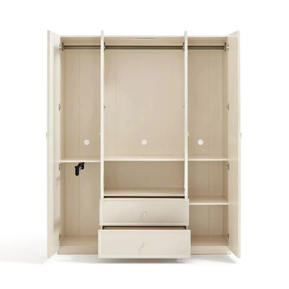 Wardrobe - MDF Wood - White - 180x60x220 cm