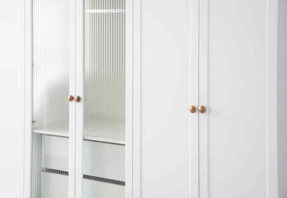 Wardrobe - MDF Wood - White - 270x60x230 cm