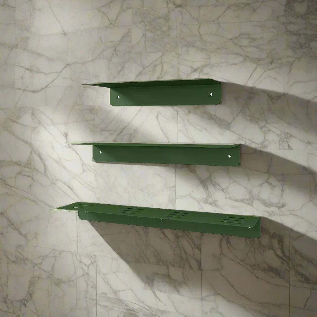 Three Floating Shelves - Steel - Multi Color - 30×40×50×10×6 cm - Cataloug