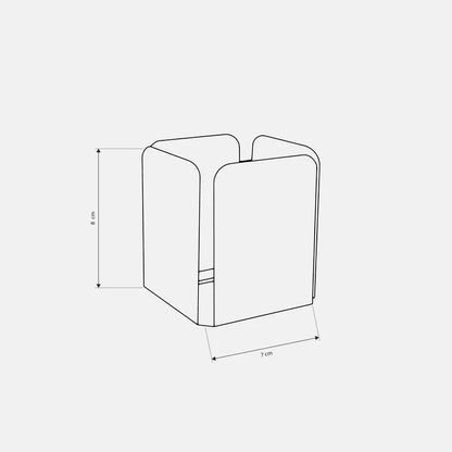 Holder - Steel - Multi Color - 6×7×8 cm - Cataloug