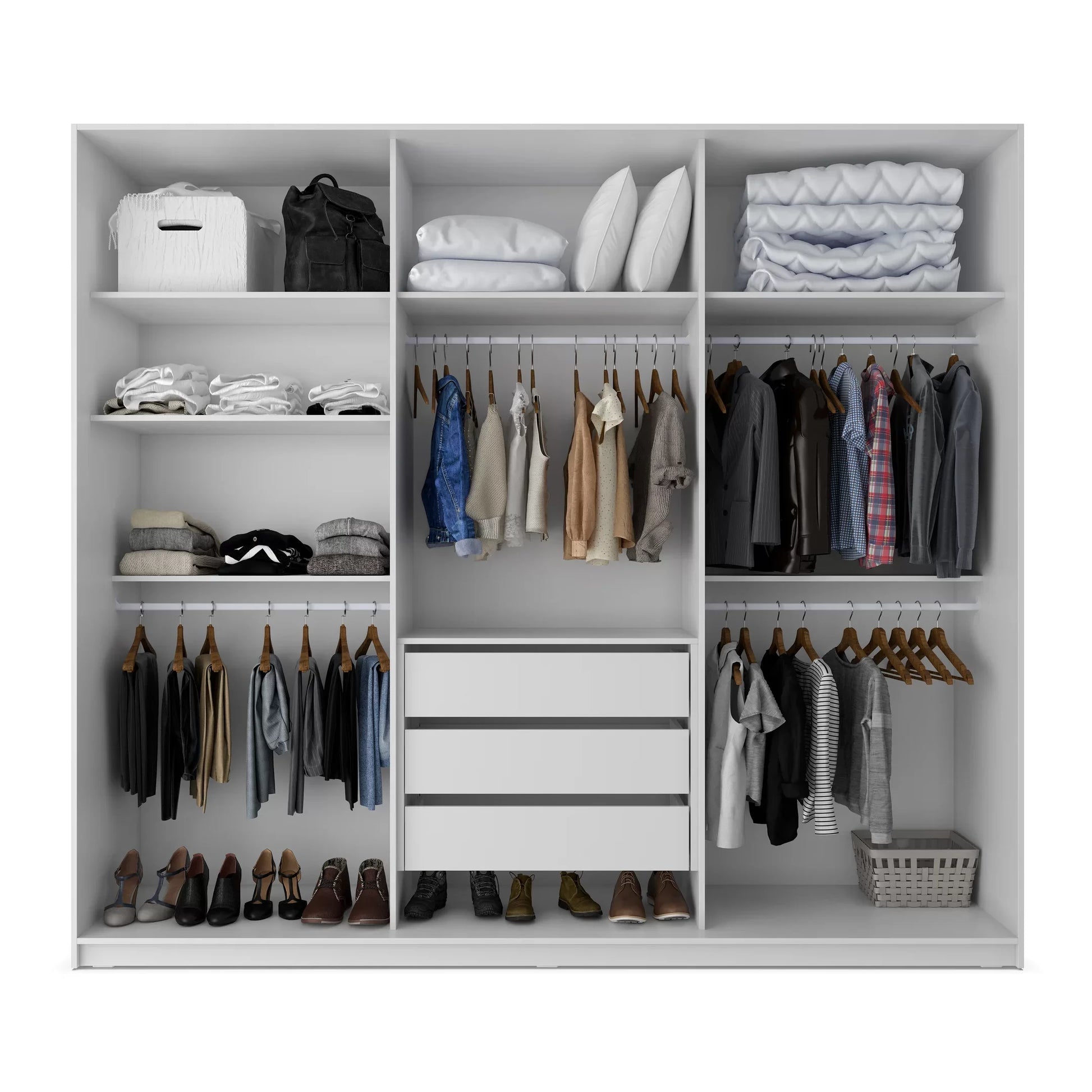 Dressing - MDF Wood - Beige - 240x240x50 CM