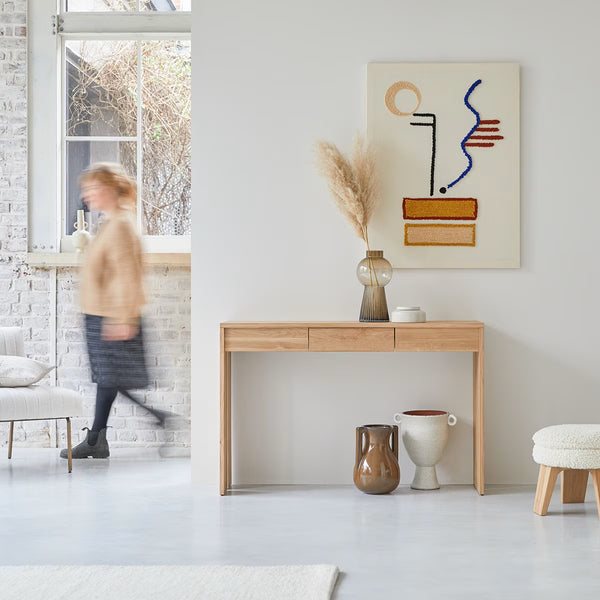 Console - MDF - Beige - 120x78x35 CM - Cataloug