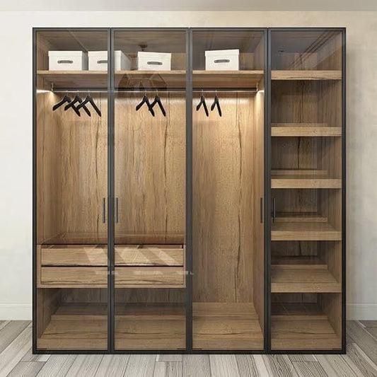 دريسنج - خشب MDF - بيج - 220x240x50 سم