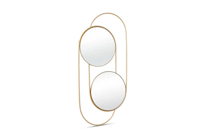 Mirror - Steel - Gold - 80x130 cm