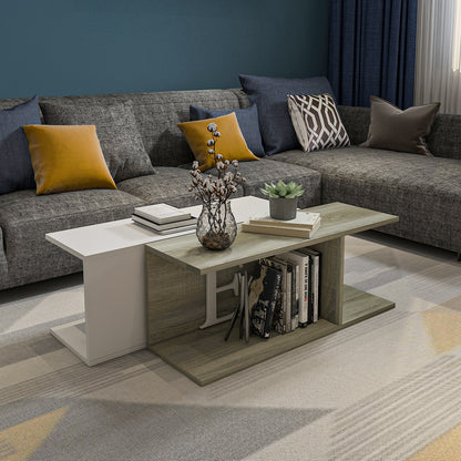 Coffee Table - Multi Color - MDF - 90x60x35 cm