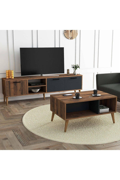 TV Unit - MDF - Multi Color - 180x30x45 cm - Cataloug