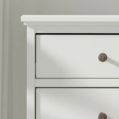 Drawer Unit - MDF Wood - White- 89×118×50 cm