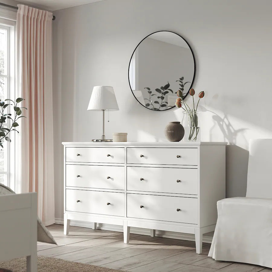 Drawer Unit - MDF Wood - White - 162×95×50 cm