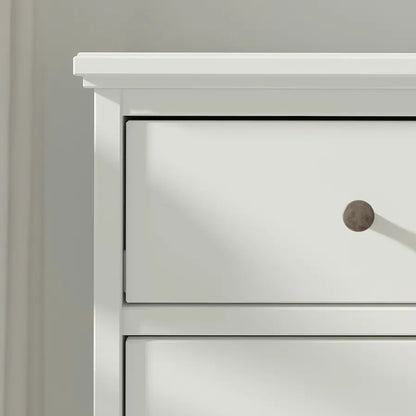 Drawer Unit - MDF Wood - White - 84×135×50 cm