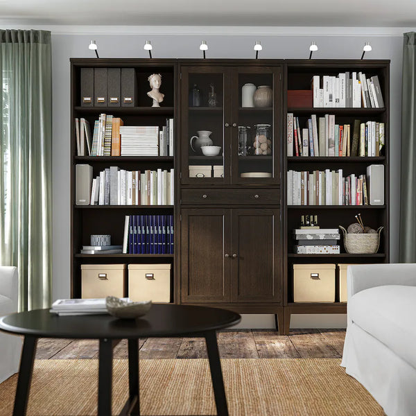 وحدة عرض - خشب MDF - بني - 246x39x211 سم