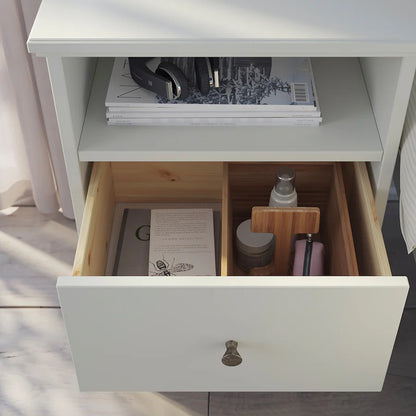 Commode - MDF Wood - White - 47x40x68 cm