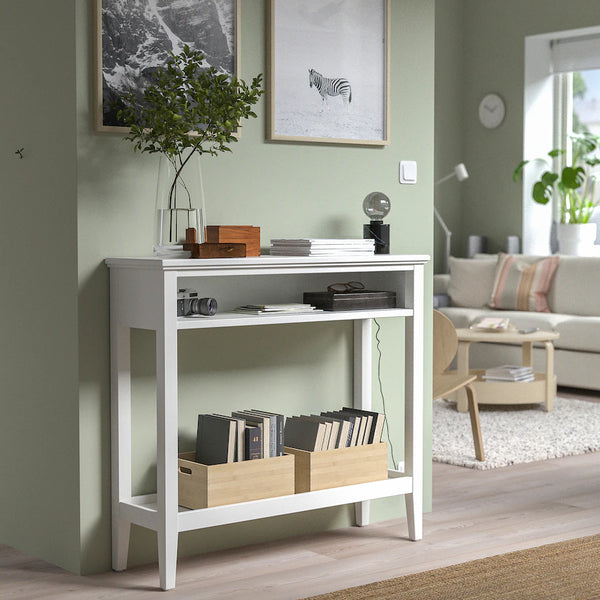 Console - MDF Wood - White - 104x32x95 cm
