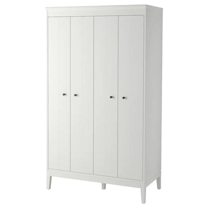 Wardrobe - MDF Wood - White - 121x59x211 cm
