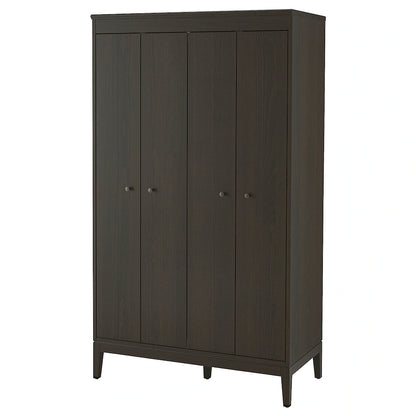 Wardrobe - MDF Wood - Brown - 121x59x211 cm