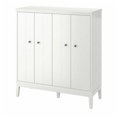 Cabinet - MDF Wood - White - 121x50x135 cm