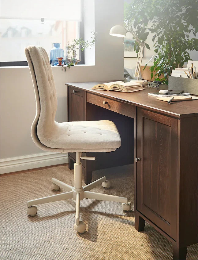 Desk - MDF Wood - Brown - 152x70x75 cm