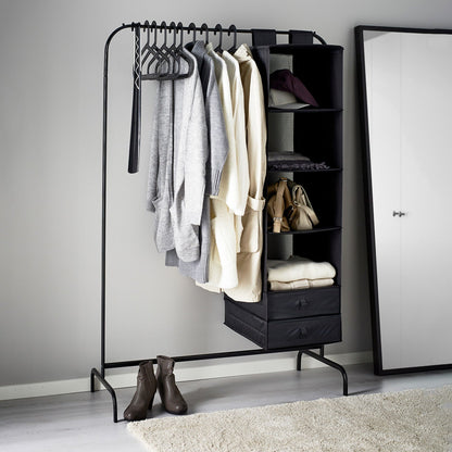 Clothes Hanger - Steel - Black - 100x40x180cm