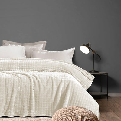 Faux Blanket - Fur - Multi Color - 240x220 cm