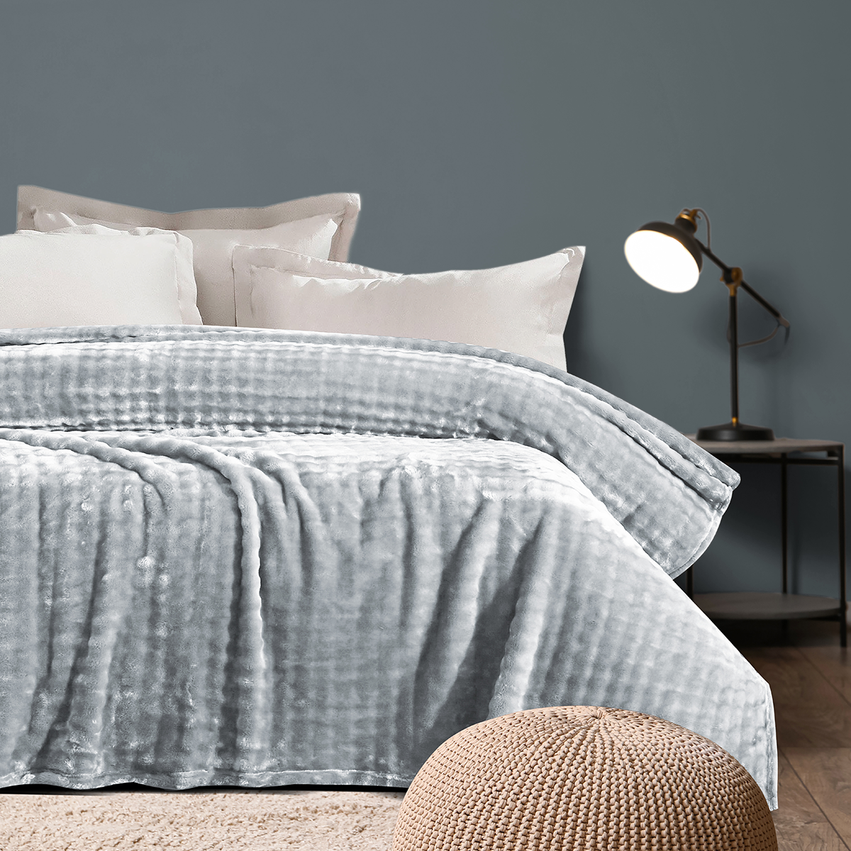 Faux Blanket - Fur - Multi Color - 240x220 cm