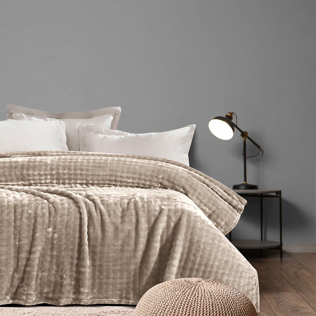 Faux Blanket - Fur - Multi Color - 240x220 cm