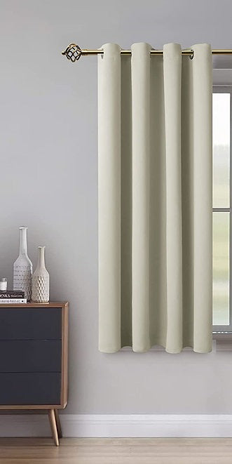 Curtains Blackout - Beige -132 x 160 cm