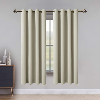 Curtains Blackout - Beige -132 x 214cm