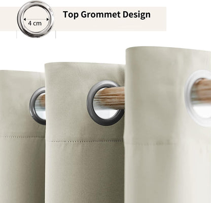 Curtains Blackout - Beige - Multi Size