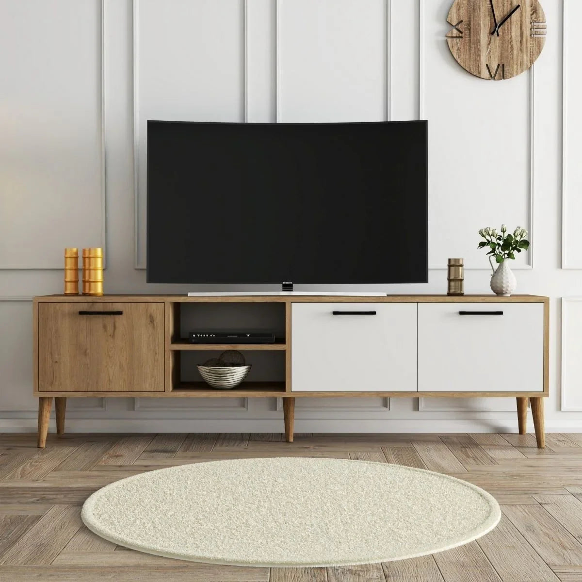 TV Unit - MDF - Multi Color - 180x30x45 cm - Cataloug