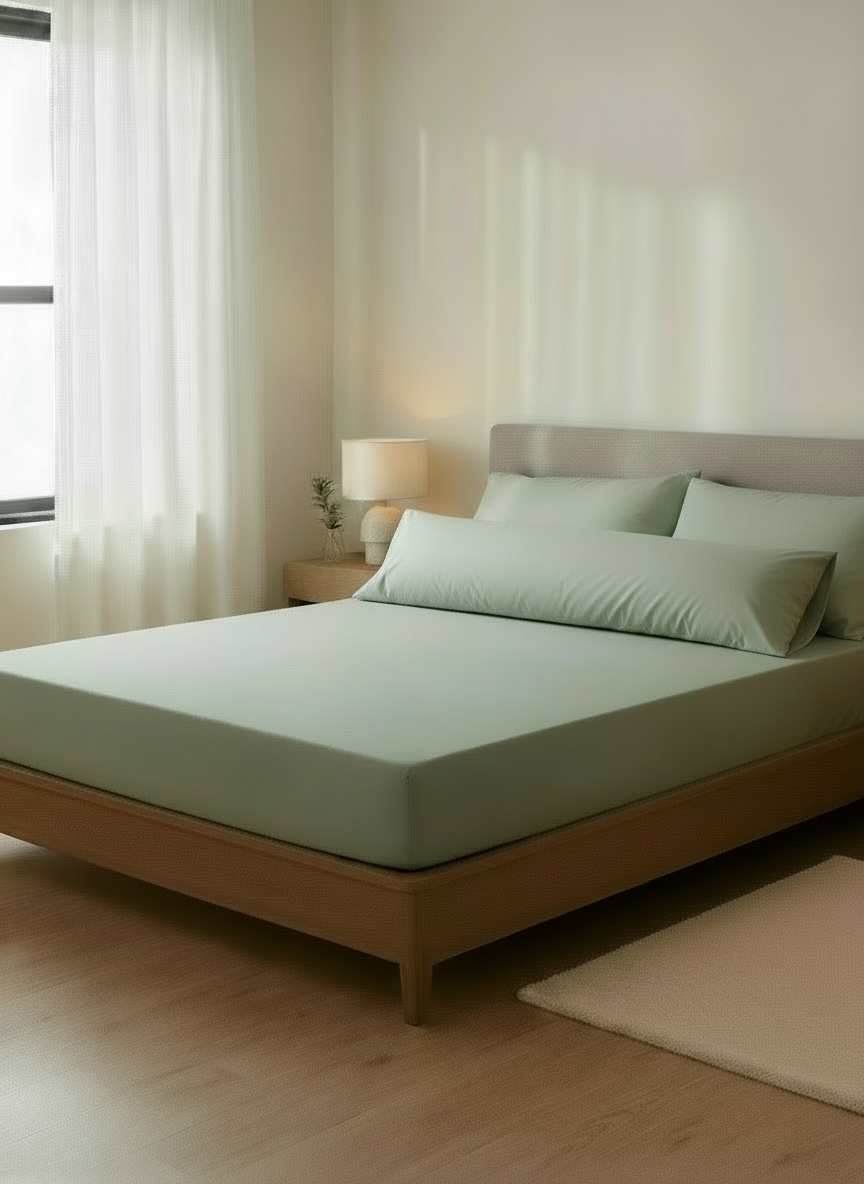 Bed Sheet - Cotton - Set 4 pieces - Multi Color - 160 cm