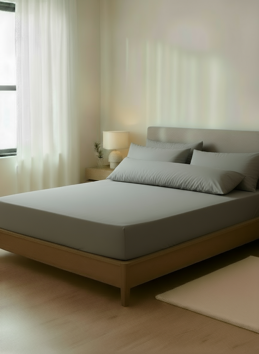 Bed Sheet - Cotton - Set 4 pieces - Multi Color - 160 cm