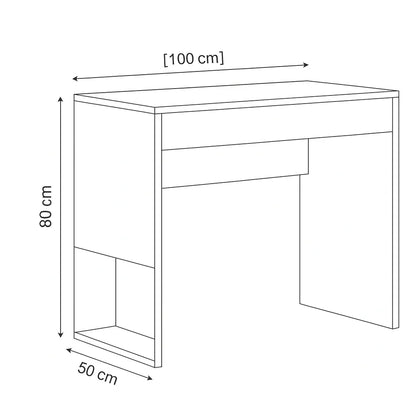 Desk - MDF Wood - Multi color - 100x50x80 cm - Cataloug