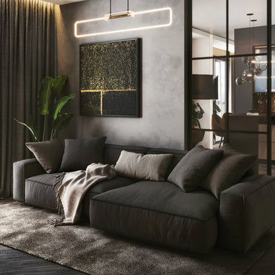 Sofa - Beech Wood - Linen Fabric - Grey - 250*90 cm - Cataloug