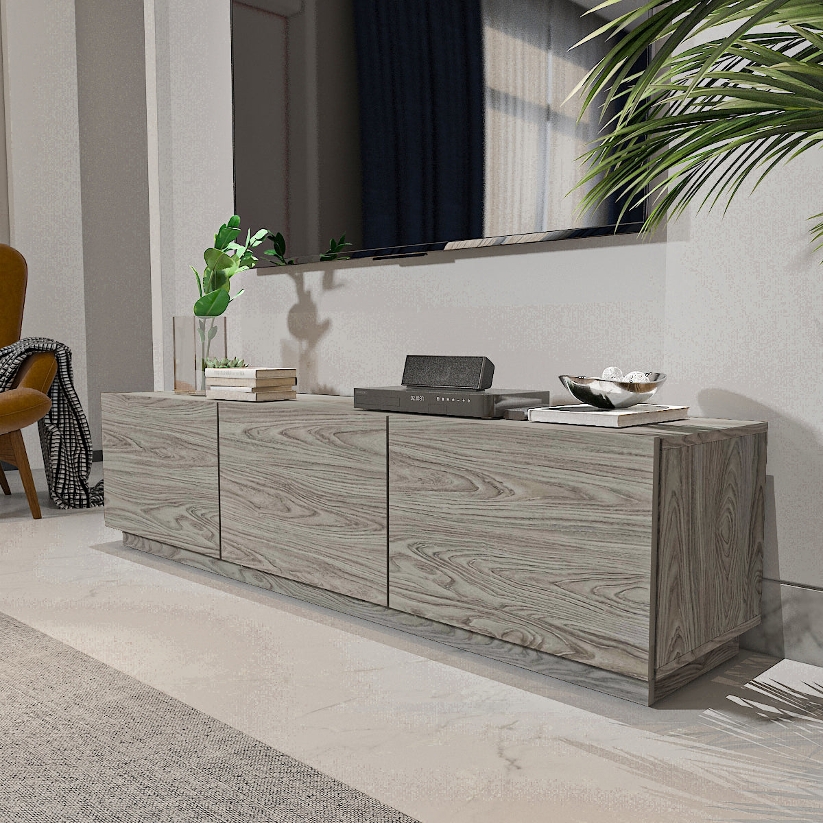 TV Unit - MDF - Multi Color - 160x37x40 cm