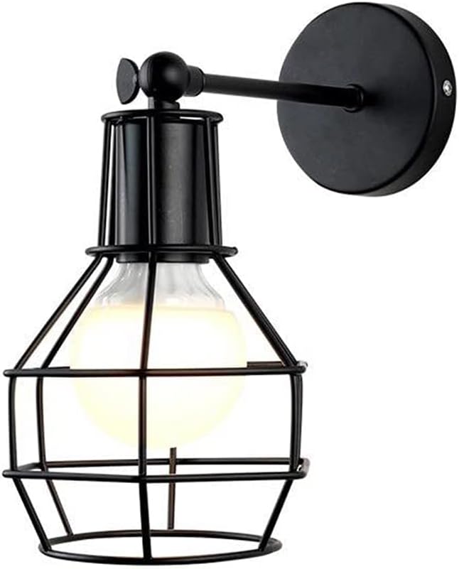 ابليك حائط - معدن - أسود - 25×20×25 سم